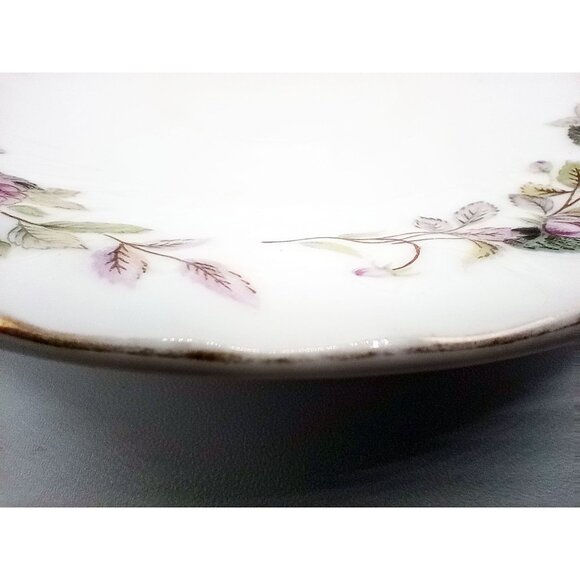Saucer Regency Rose Creative Fine China 6" Vintage Flowers Gold Rim Discontinued - Picture 8 of 16